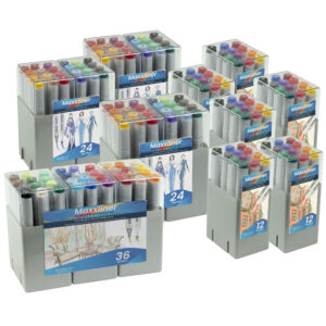 SET DE PLUMONES MAXXLINER DOBLE PUNTA