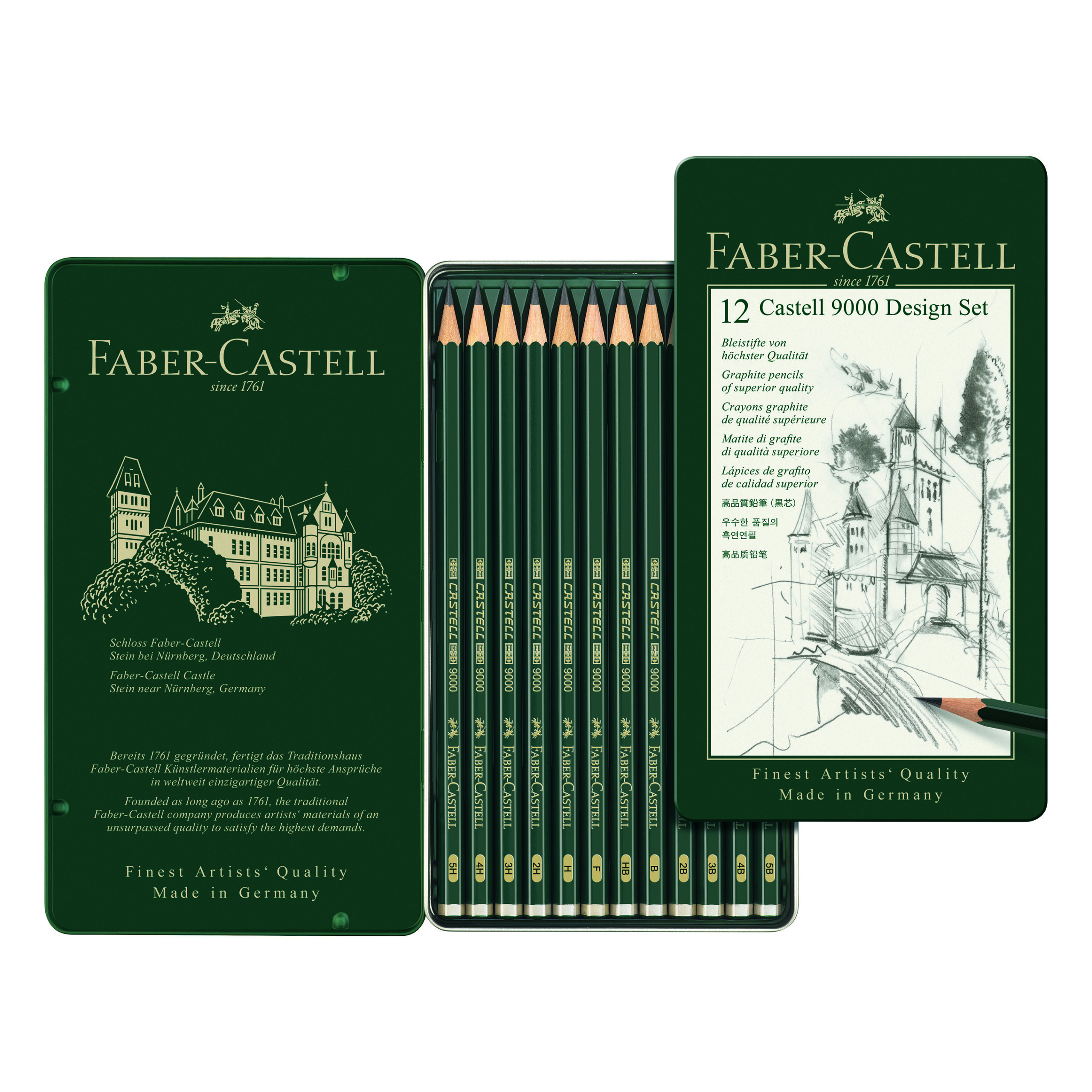 SET DE LAPICES DE DIBUJO FABER CASTELL