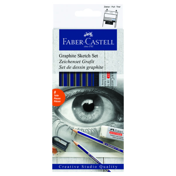 SET GOLDFABER SKETCH DE GRAFITO- 8PZS