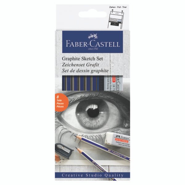SET GOLDFABER SKETCH DE GRAFITO- 8PZS